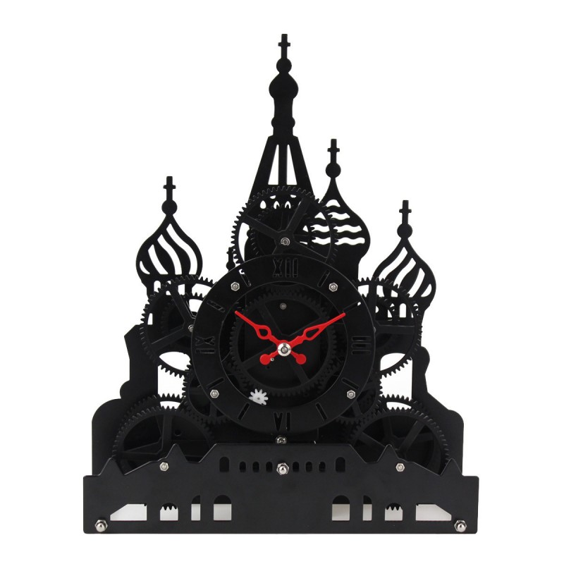 俄羅斯紅場鐘紀念品時尚創意旋轉鐘齒輪座鐘客廳 現代簡約鐘工廠,批發,進口,代購