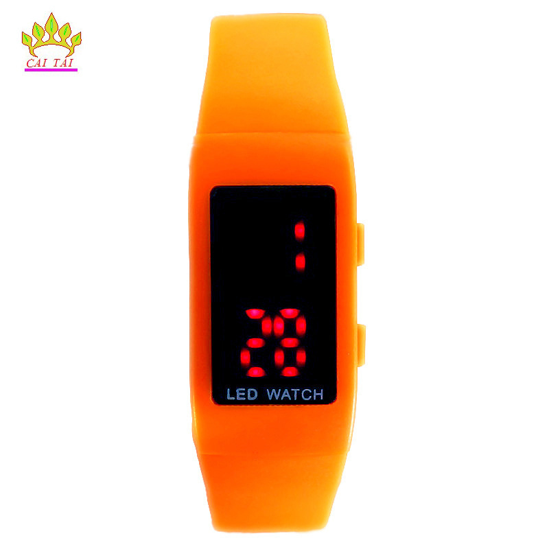 速賣通外貿新款LED手環表韓版時尚學生電子果凍雙按鍵手錶特價工廠,批發,進口,代購