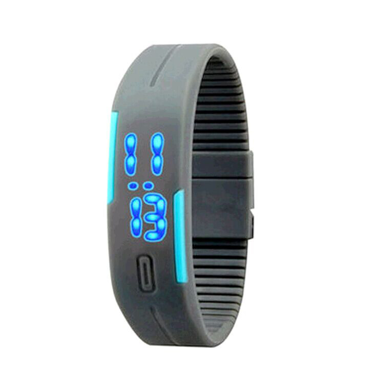 手環表 藍燈LED手環表韓國潮流時尚防水觸控果凍男女學生電子手錶工廠,批發,進口,代購