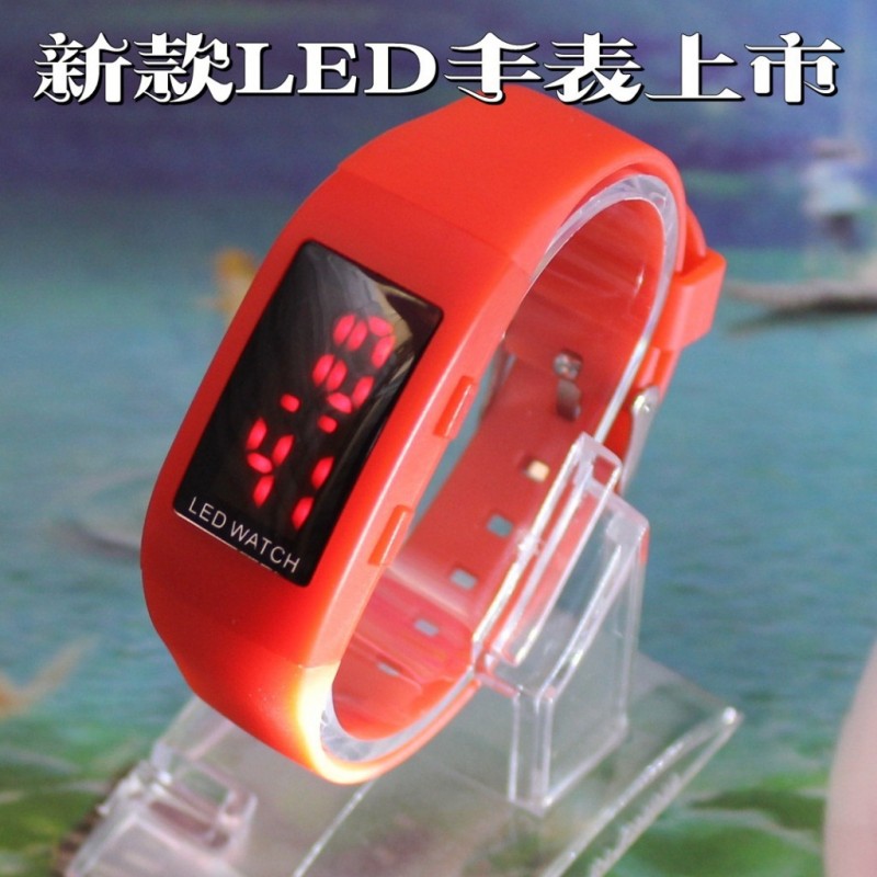 時尚新款LED手錶批發 糖果色可選手錶 簡約大方個 一手貨源工廠,批發,進口,代購