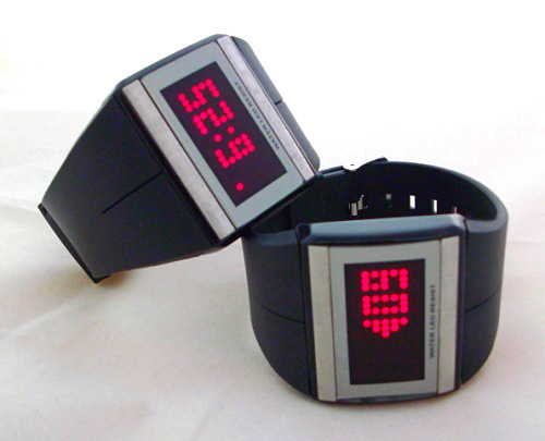 新款時尚觸摸LED手錶，勁爆款方形觸摸 廠傢直銷,矽膠LED手錶批發・進口・工廠・代買・代購