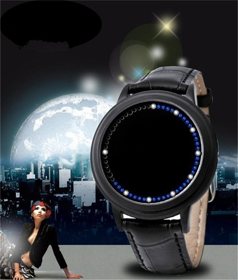 廠傢直銷大表盤LED觸摸手錶,皮帶表,支持一件代發工廠,批發,進口,代購