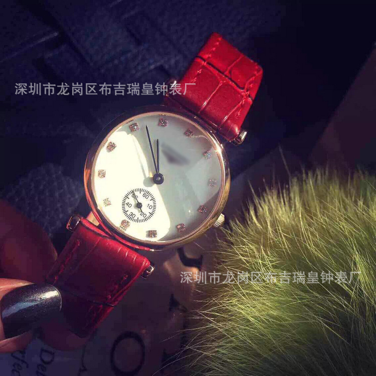 爆款推薦 石英手錶女 玫瑰金色時尚手錶 合金女士手錶 一件代發工廠,批發,進口,代購