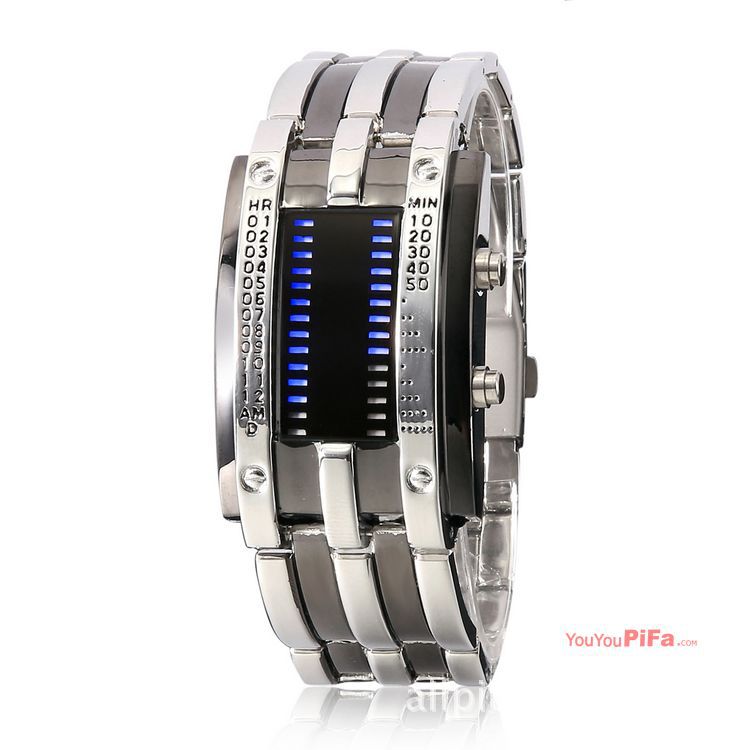 LED手錶鋼帶多功能超酷防水男士手錶 (NBW0LE6487-BS1)工廠,批發,進口,代購