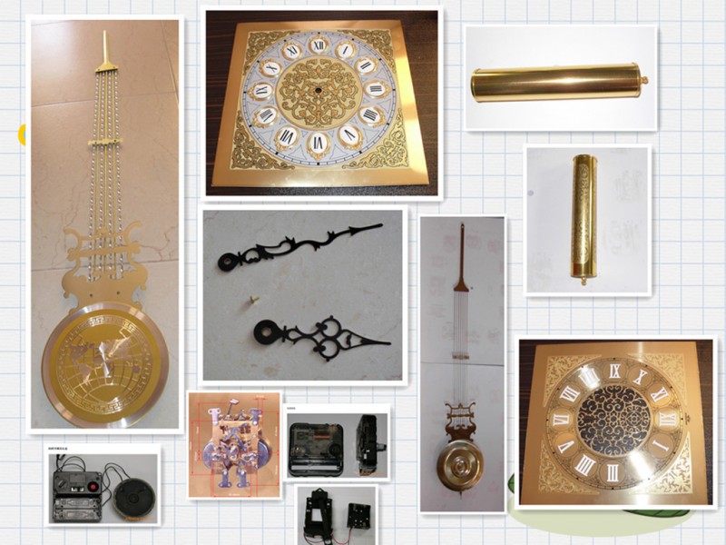 煙臺鐘廠專業生產高檔石英鐘針，機械時針，鐘擺 ，鐘錘，dial工廠,批發,進口,代購