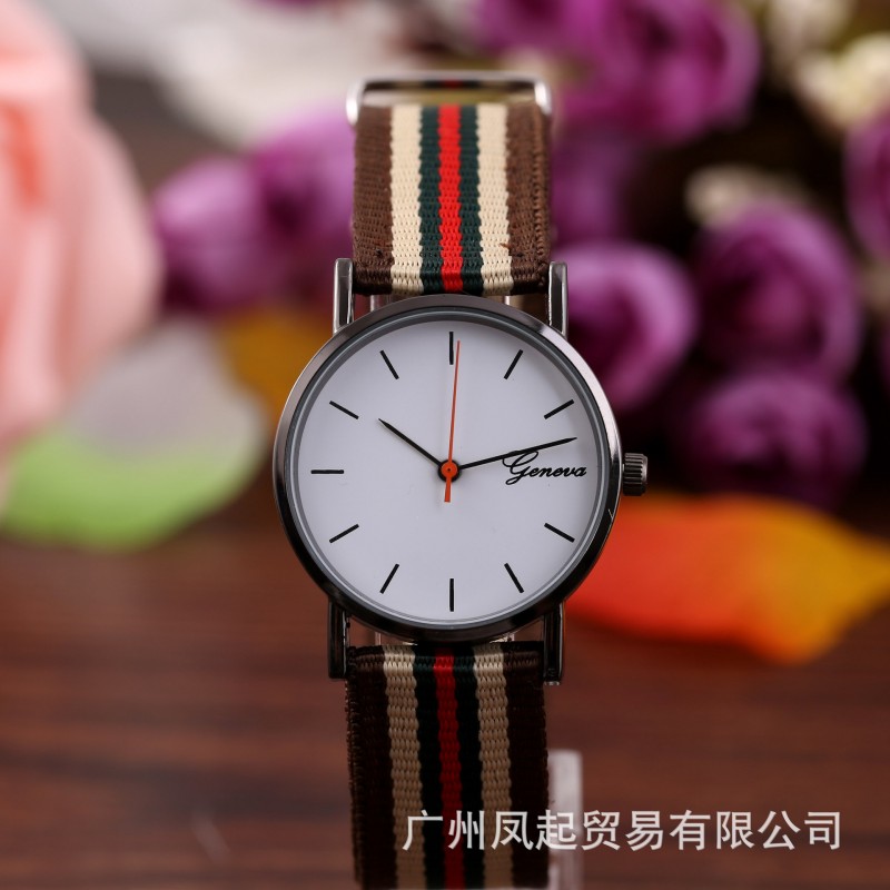 尼龍紡織手錶 經典運動表 韓國女表 外貿爆款工廠,批發,進口,代購