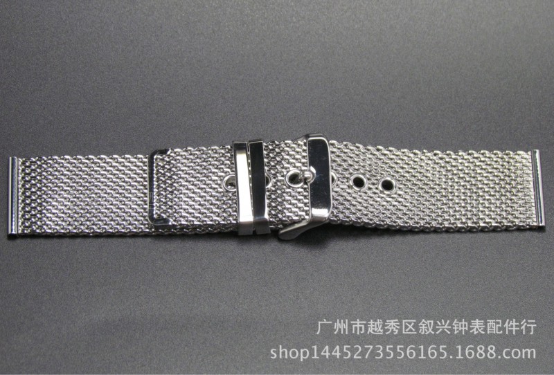 1.0粗線 皮帶扣 不銹鋼手錶米蘭網帶 廠傢直銷 四色可選  18-24工廠,批發,進口,代購