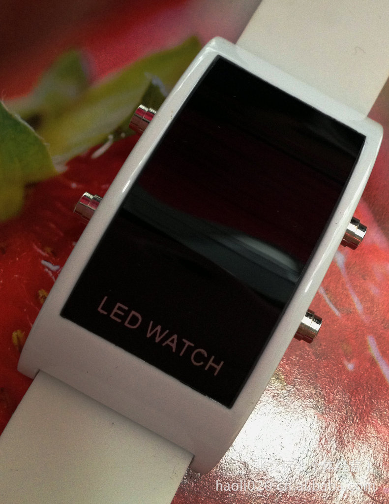 Led橋形手錶 矽膠手錶時尚個性手錶工廠,批發,進口,代購