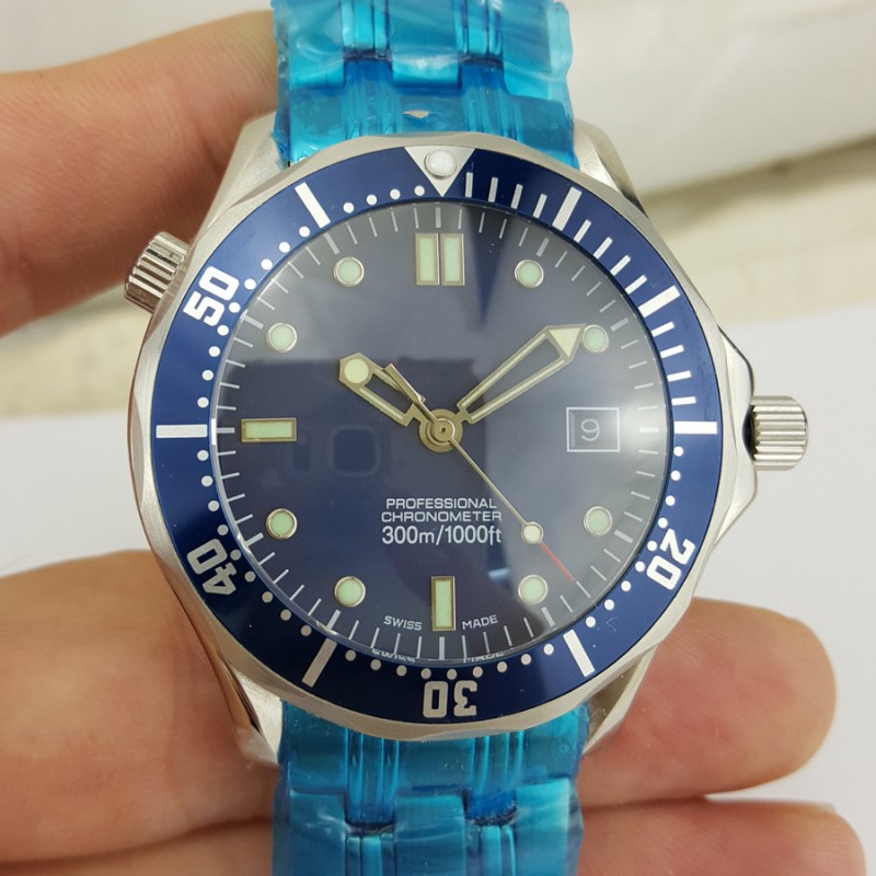 海馬全自動機械手錶海洋007男表批發海鷗2824機芯手錶批發代加工工廠,批發,進口,代購
