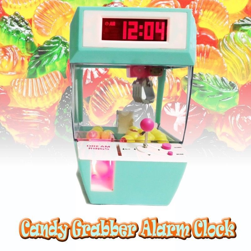 外貿精品 LED迷你抓娃娃機鬧鐘夾公仔機時鐘 Catcher Alarm Clock工廠,批發,進口,代購