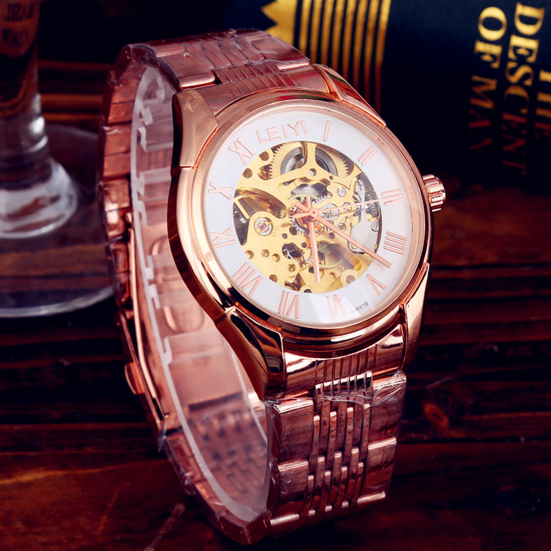 淘寶熱賣瑞士正品男士手錶商務休閒時尚手錶全自動機械防水男腕表工廠,批發,進口,代購