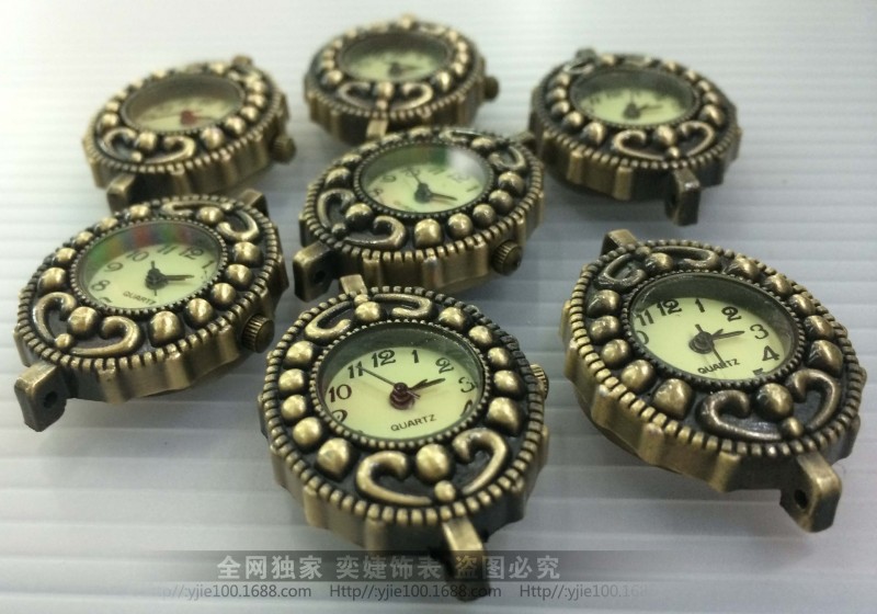 速賣通熱賣手錶頭復古青銅表頭廠傢直銷波西米亞表頭 手錶DIY必備批發・進口・工廠・代買・代購