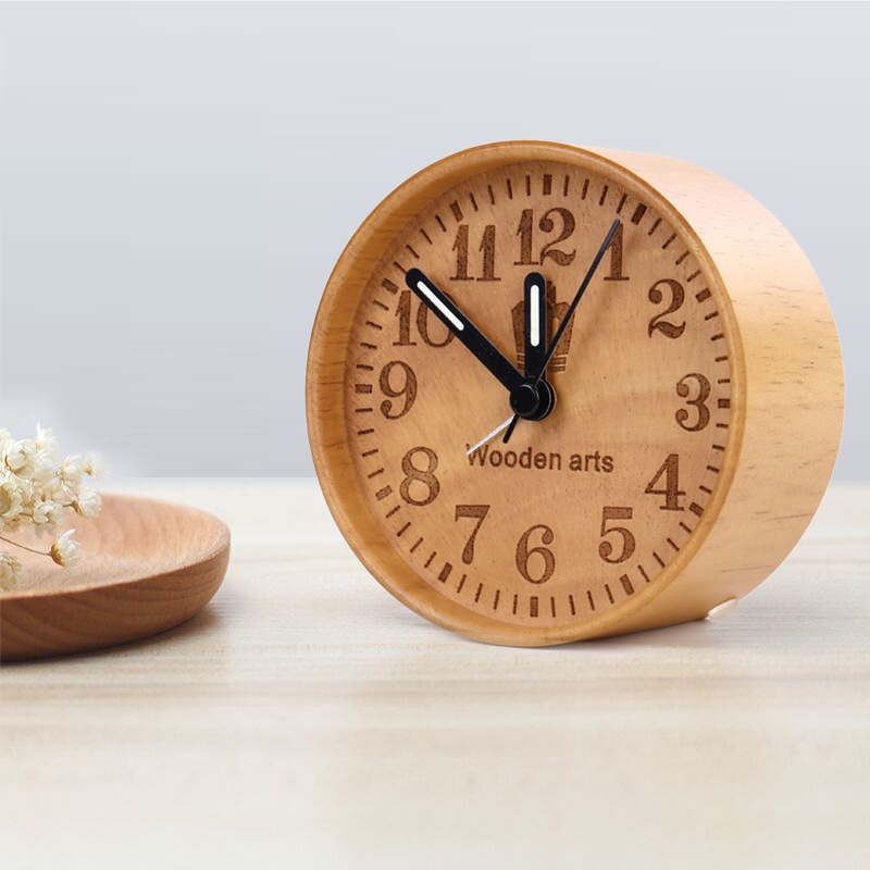 木質時鐘 櫸木時鐘 桌麵時鐘木質 木質創意時鐘 竹木鐘工廠,批發,進口,代購