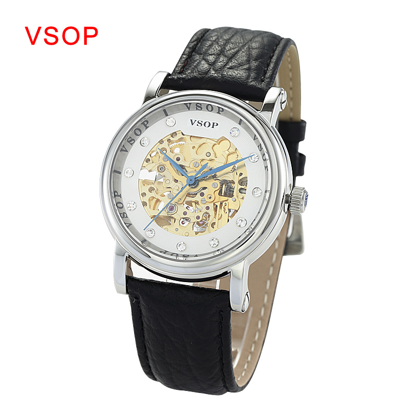 7600vsop手錶男士手錶  流行 VSOP品牌 真皮進口機蕊店加盟工廠,批發,進口,代購