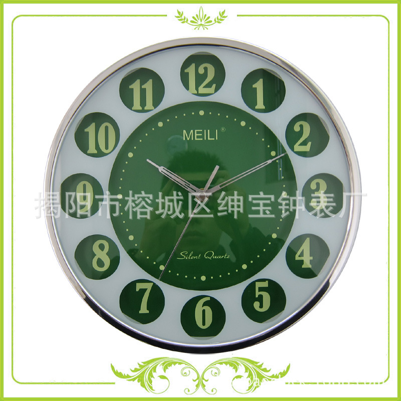 【MEILI美立牌】批發正品時尚綠色鐘表 廣告促銷鐘表工廠,批發,進口,代購