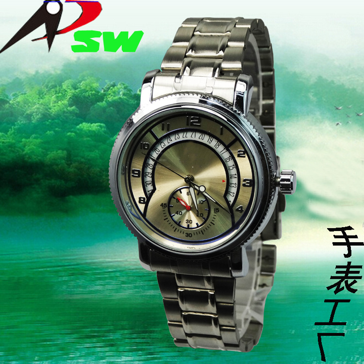 深圳工廠男款機械手錶 新款男士高檔鋼帶自動機械表 OEM手錶定製批發・進口・工廠・代買・代購