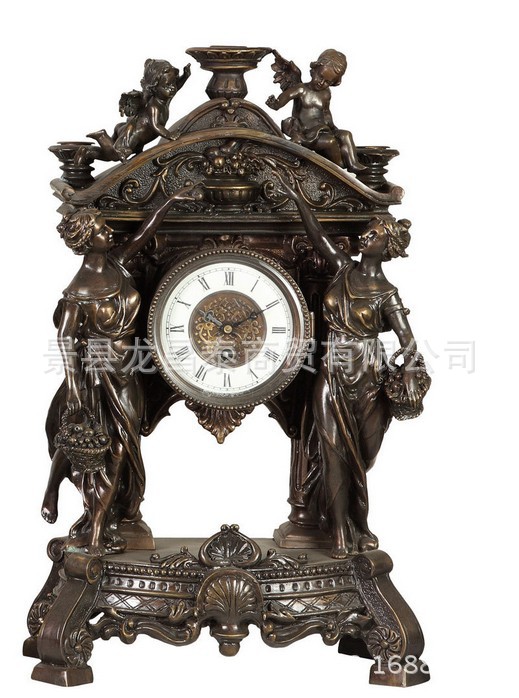 古典鐘表 仿古鐘表 機械鐘 銅鑄理石座鐘 JGP3060工廠,批發,進口,代購