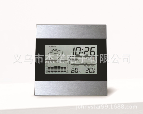 JS-3485 多功能LCD 天氣報時鐘 萬年歷報時鐘工廠,批發,進口,代購