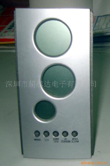 供應LCD鐘(圖) 鐘 lcd 創意鐘 溫濕度lcd鐘工廠,批發,進口,代購