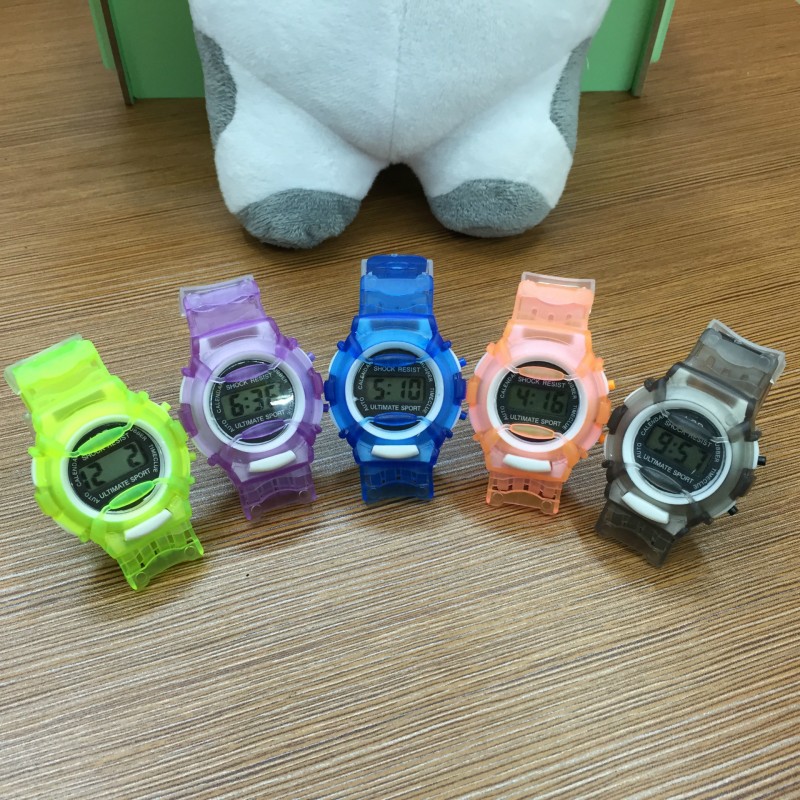 廠傢直銷 學生 兒童手錶果凍手錶 卡通電子手錶 多色 贈品貨源工廠,批發,進口,代購
