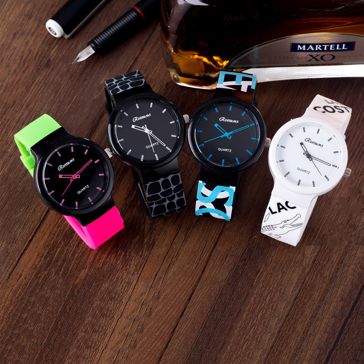 現貨ROSSUMS矽膠女士電子表 韓版時尚果凍學生兒童瑞士運動手錶工廠,批發,進口,代購