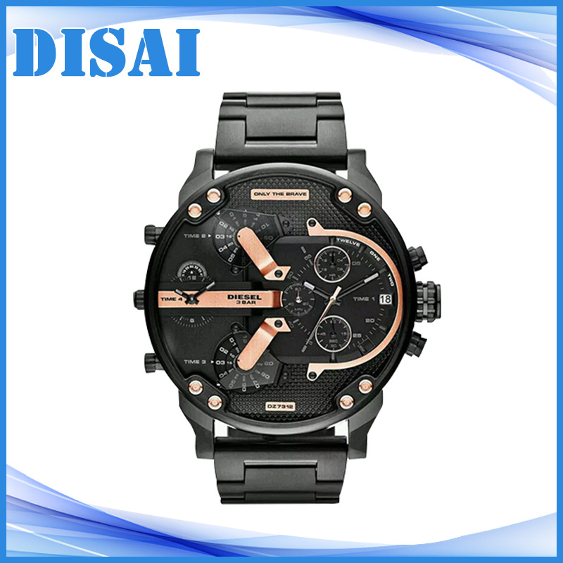 巴西美國速賣通爆款石英手錶 大表盤男裝鋼帶手錶 DW手錶批發・進口・工廠・代買・代購