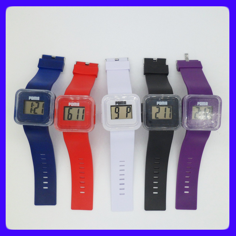 《熱銷》創意新奇的孩子電子手錶 LCD促銷禮品腕帶塑料手錶工廠,批發,進口,代購