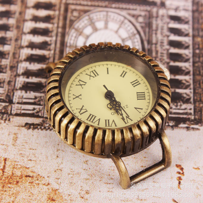 古羅馬元素復古手錶表頭古銅色條紋羅馬麵時尚潮流表表頭廠傢供貨工廠,批發,進口,代購