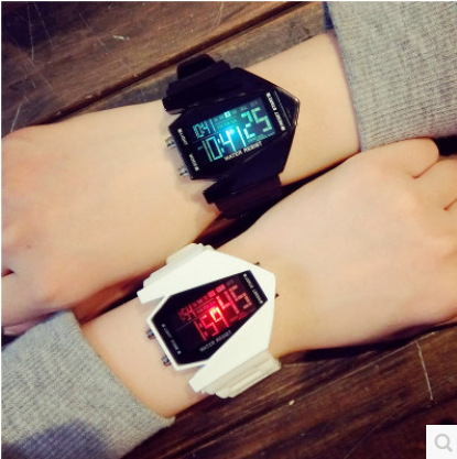 LED手錶韓國LED飛機表 七彩閃光飛機表戰鬥機手錶電子表批發・進口・工廠・代買・代購