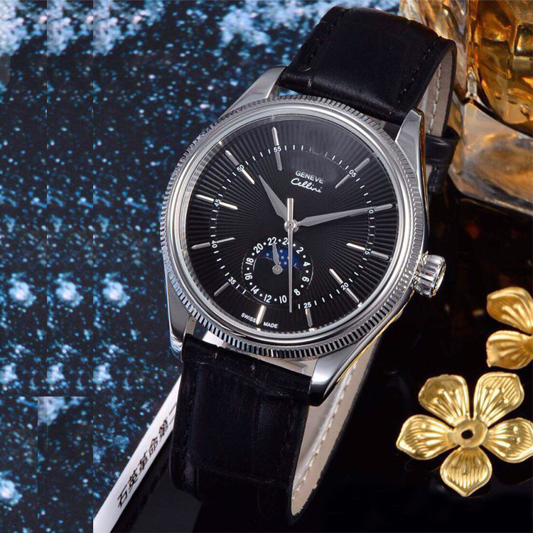 一件代發 新款瑞士品牌手錶 男 全自動機械表 高檔真皮 防水男表工廠,批發,進口,代購