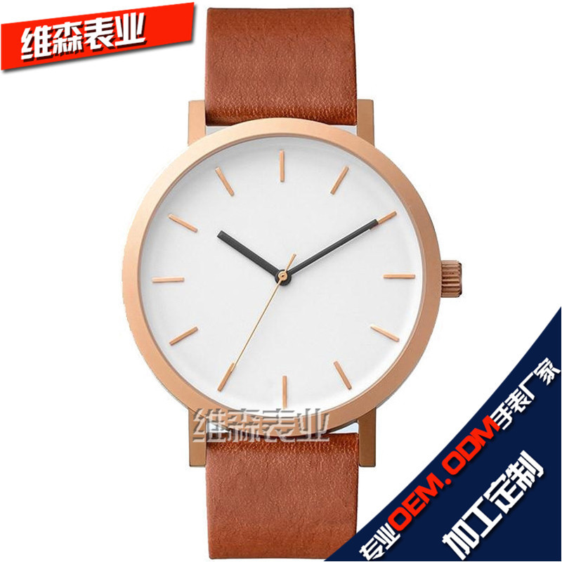 爆款The horse watch 歐美風格馬表 簡約三針超薄皮帶情侶手錶工廠,批發,進口,代購