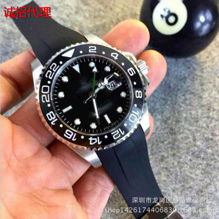瑞士全自動機械手錶 男士經典運動防水腕表 藍寶鏡麵 誠招代理工廠,批發,進口,代購
