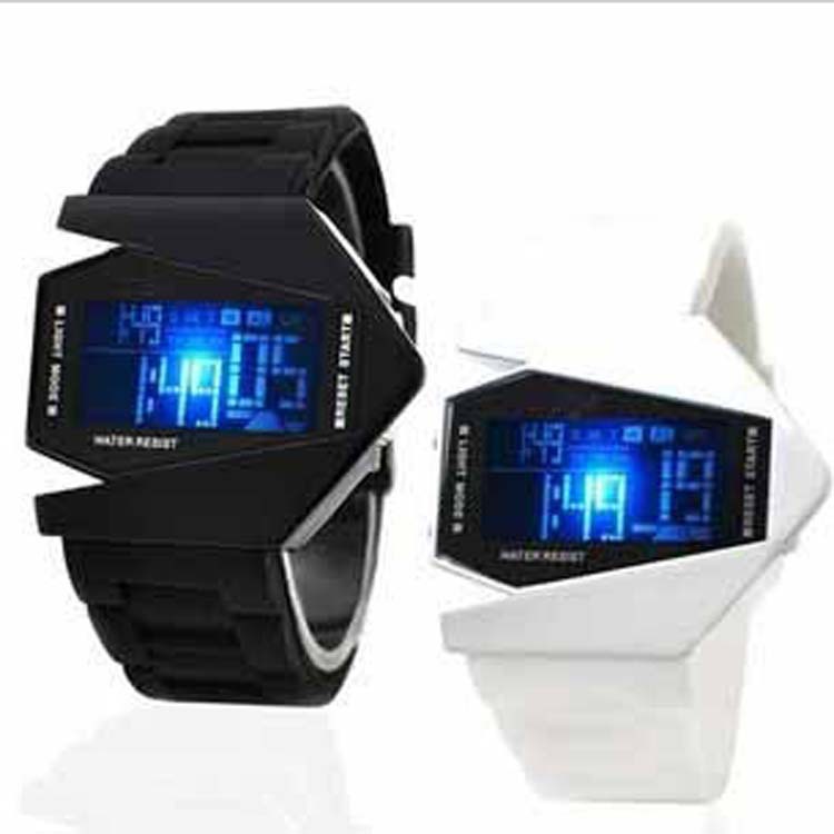 直銷手錶批發創意時尚飛機個性手錶LED表新款多功能電子表帶鬧鐘批發・進口・工廠・代買・代購