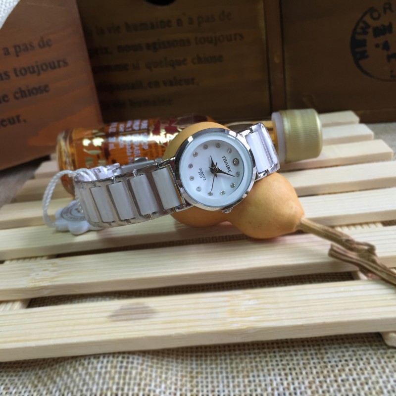 LONGBO/龍波鋼帶陶瓷學生手錶女款韓版時尚鑲鉆情侶對表批發 8545批發・進口・工廠・代買・代購