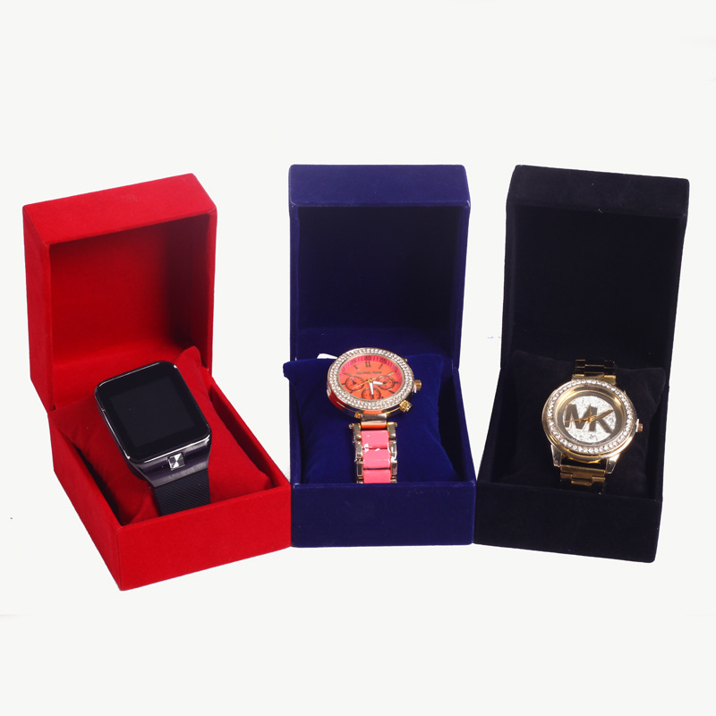 手錶盒 首飾盒 表盒 廠傢直銷 現貨 批發 高檔絨佈手錶盒 單表盒工廠,批發,進口,代購