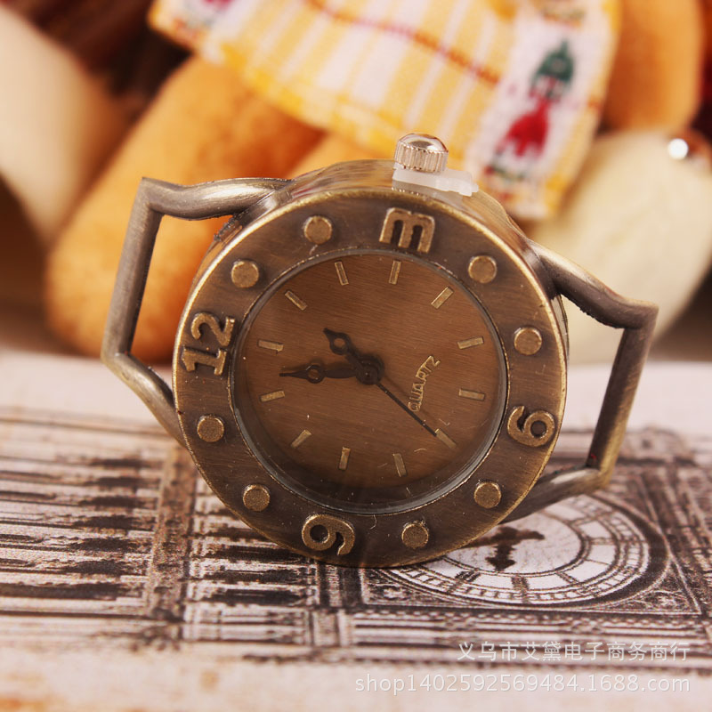 固定表耳條釘表麵古銅色手錶表頭 歐式復古元素手錶表頭批發批發・進口・工廠・代買・代購