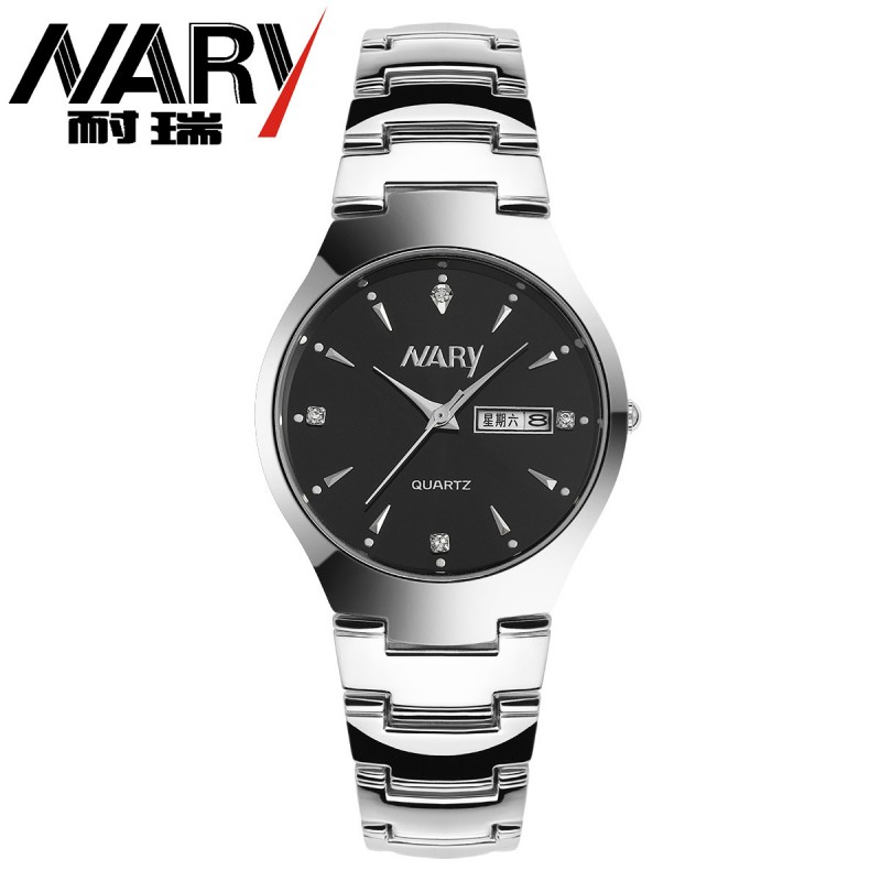 【耐瑞NARY】2015新品時尚手錶批發男表速賣通熱銷款6112雙日歷款批發・進口・工廠・代買・代購