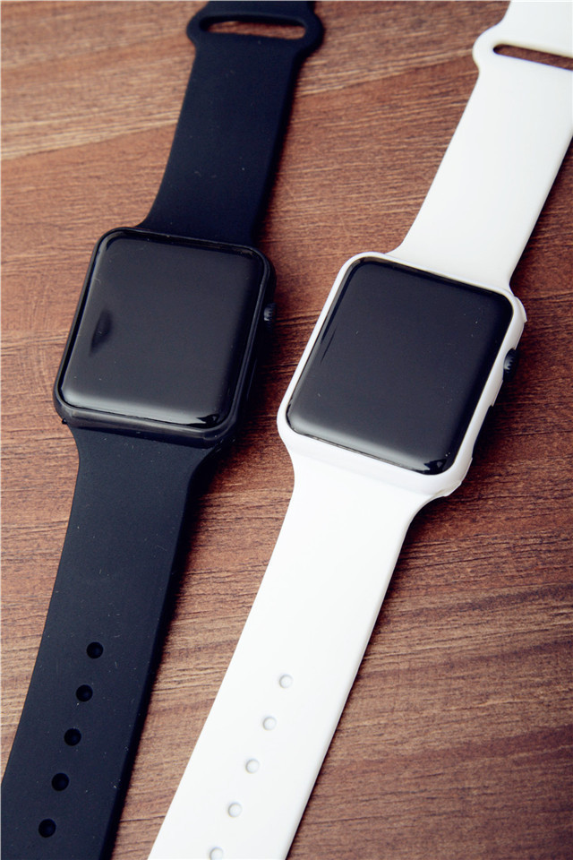 新款led手錶電子手環情侶手錶蘋果表矽膠迷你批發・進口・工廠・代買・代購