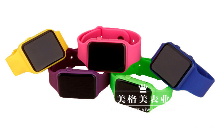 新款個性LED學生時尚表矽膠手錶爆款推薦電子表電子手環腕表批發・進口・工廠・代買・代購