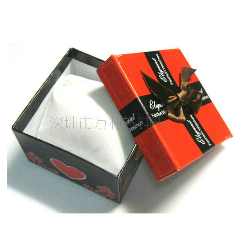 現貨批發 方形禮品手錶盒珠寶盒 紙板禮品表盒 飾品首飾盒子工廠,批發,進口,代購