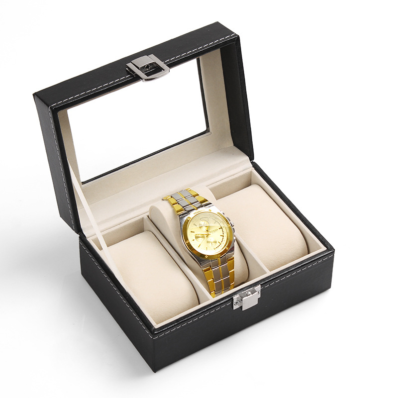 特價高檔玻璃天窗3位手錶盒 手錶箱 收藏收納盒廠傢直銷工廠,批發,進口,代購