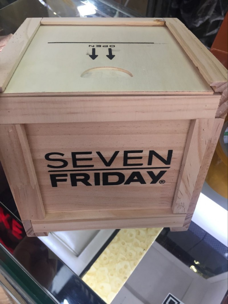 包裝盒木盒正方形木盒 七個星期五手錶盒子 表盒 現貨批發工廠,批發,進口,代購