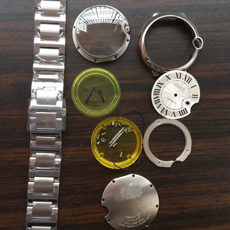 廠傢直銷手錶配件藍氣球系列表殼適合裝瑞士2824機芯2892工廠,批發,進口,代購