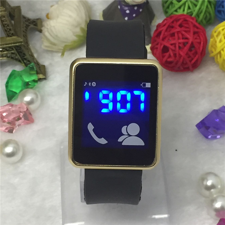 廠傢直銷批發LED鏡麵觸摸顯示屏手錶矽膠手錶觸摸屏手錶禮品批發批發・進口・工廠・代買・代購
