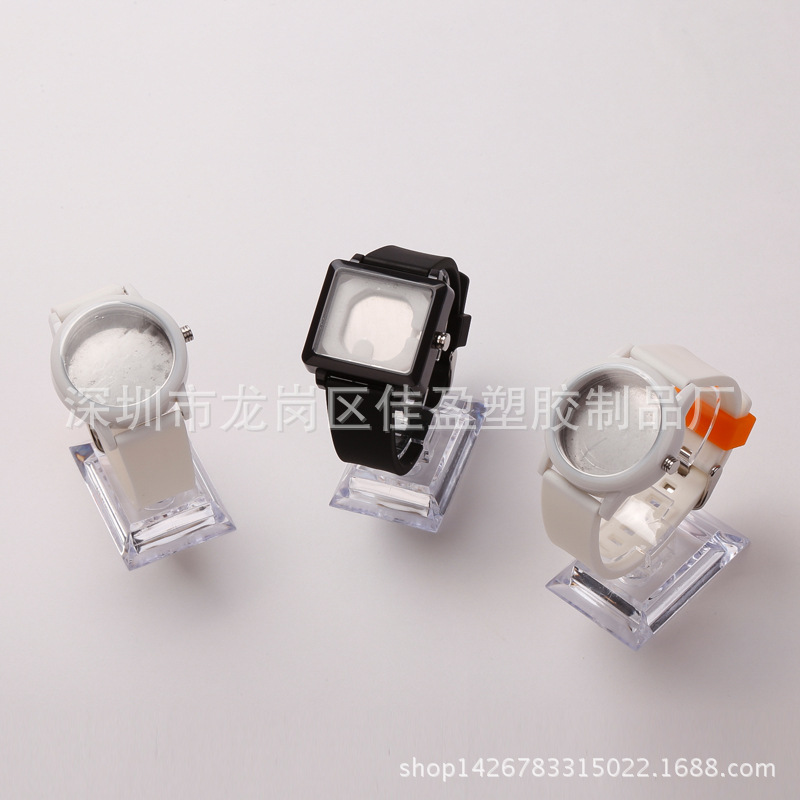供應塑膠PC材質表殼 方形ABS表殼套裝 手錶配件生產工廠,批發,進口,代購