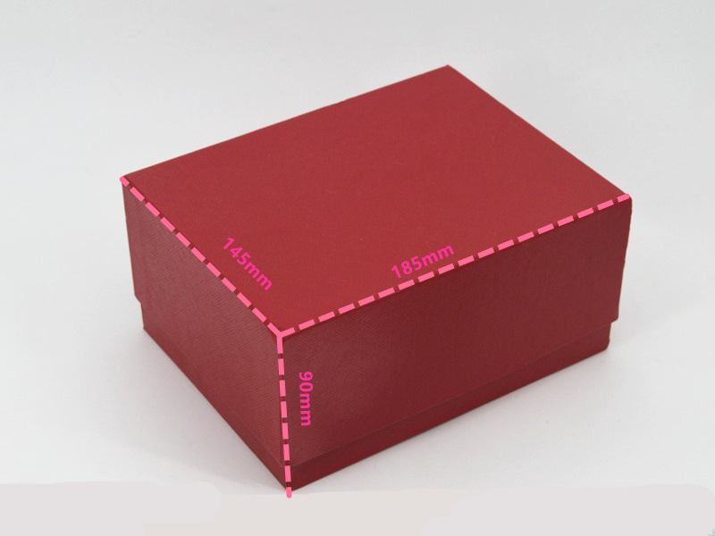 手錶收納盒朱紅色木質款單個手錶包裝木盒高檔款式可貼換logo標簽批發・進口・工廠・代買・代購