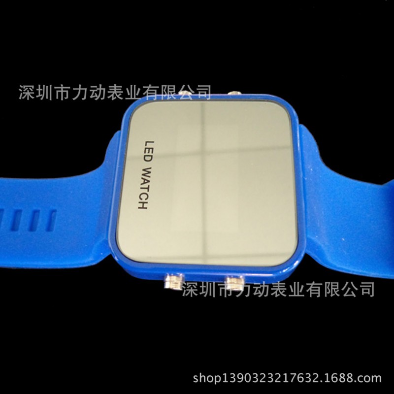 手錶批發LED亮紅燈 藍燈電子禮品手錶 適用於學生用的矽膠手錶批發・進口・工廠・代買・代購