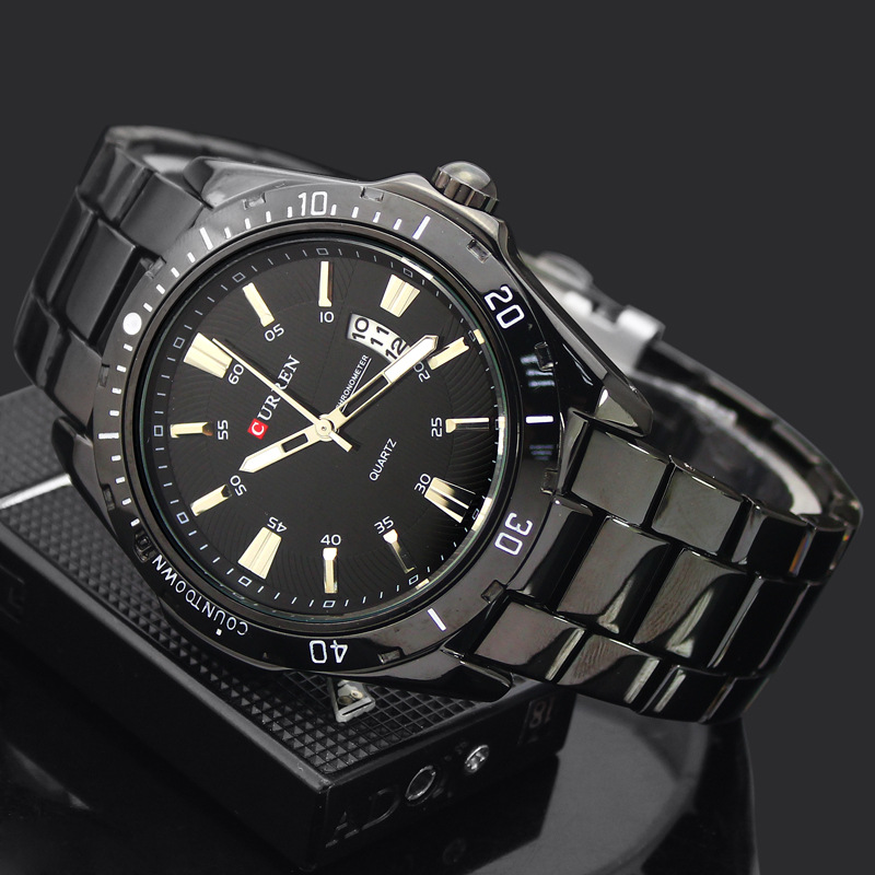 手錶批發 男士外貿熱銷curren 8110 卡瑞恩品牌手錶  鋼帶石英表批發・進口・工廠・代買・代購