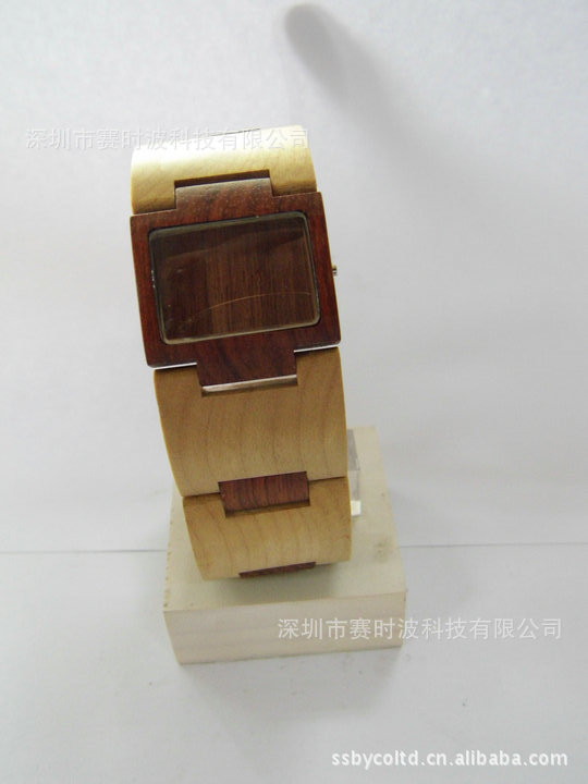 廠傢供應方形表框竹木表帶手錶配件表殼工廠,批發,進口,代購