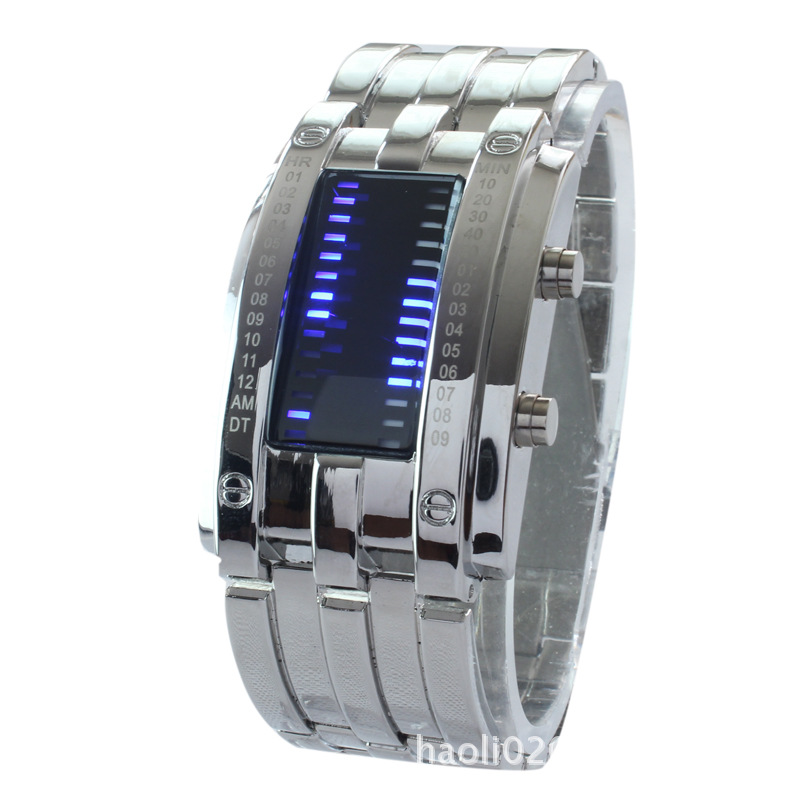 潮流韓版防水手錶二進製LED情侶手錶 鎢鋼手錶批發 一件代發批發・進口・工廠・代買・代購